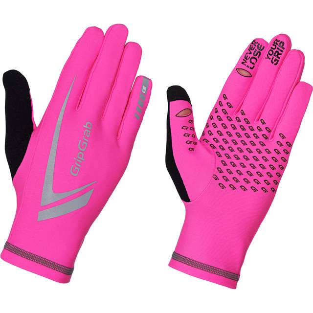 Billede af GripGrab Running Expert Hi-Vis Gloves - Pink Hi-Vis